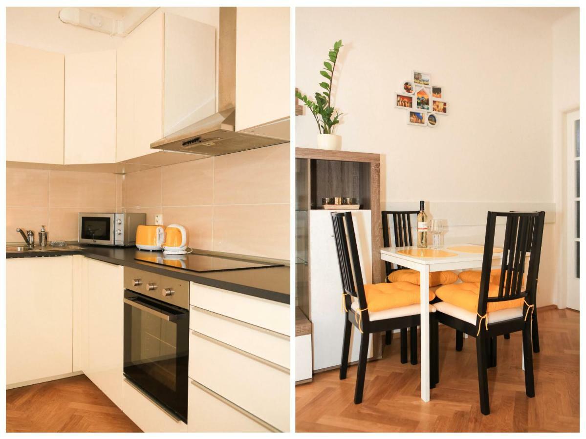 Yellow Apartment Few Steps From Metro Prag Exteriör bild